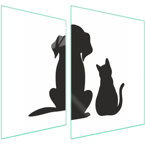 PLACA PROTECTORA DE VIDRIO PARA ESTUFA 70x52 ANIMALES