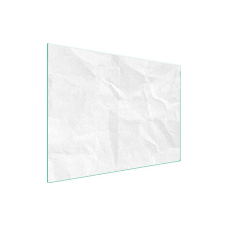 PLACA PROTECTORA DE VIDRIO PARA ESTUFA 70x52 BLANCA
