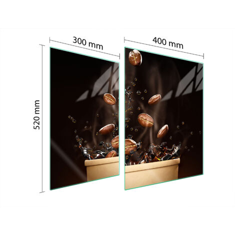 PLACA PROTECTORA DE VIDRIO PARA ESTUFA 70x52 CAFÉ