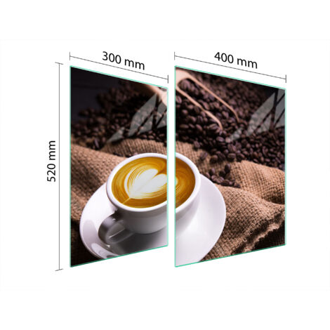 PLACA PROTECTORA DE VIDRIO PARA ESTUFA 70x52 CAFÉ