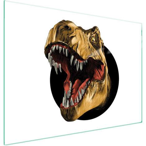 PLACA PROTECTORA DE VIDRIO PARA ESTUFA 70x52 DINOSAURIO