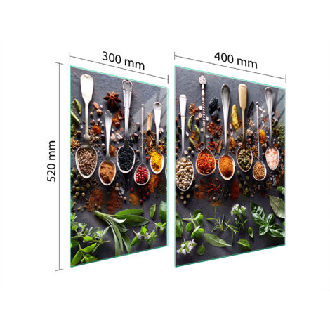 PLACA PROTECTORA DE VIDRIO PARA ESTUFA 70x52 ESPECIAS