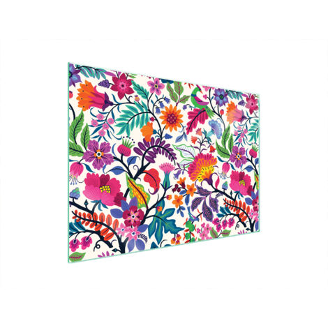 PLACA PROTECTORA DE VIDRIO PARA ESTUFA 70x52 FLORES