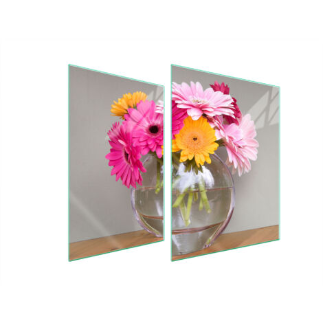 PLACA PROTECTORA DE VIDRIO PARA ESTUFA 70x52 FLORES