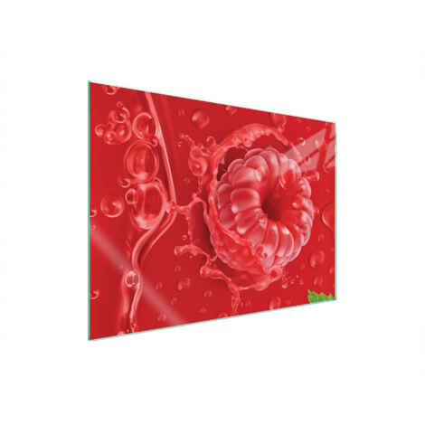 PLACA PROTECTORA DE VIDRIO PARA ESTUFA 70x52 FRAMBUESA