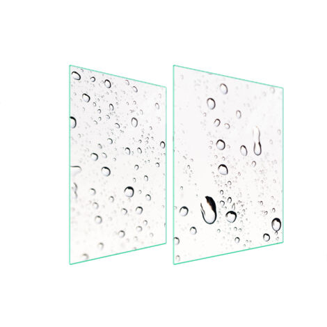 PLACA PROTECTORA DE VIDRIO PARA ESTUFA 70x52 GOTAS