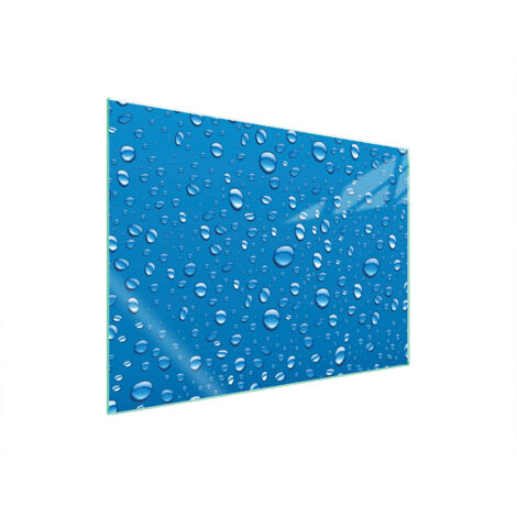 PLACA PROTECTORA DE VIDRIO PARA ESTUFA 70x52 GOTAS