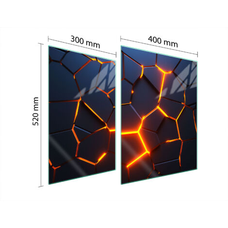 PLACA PROTECTORA DE VIDRIO PARA ESTUFA 70x52 MAGMA