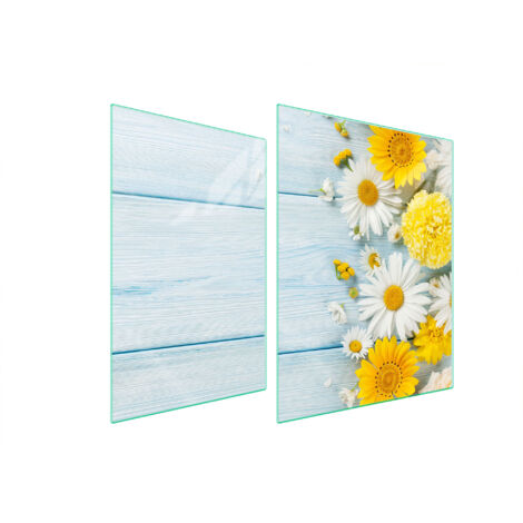 PLACA PROTECTORA DE VIDRIO PARA ESTUFA 70x52 MANZANILLA