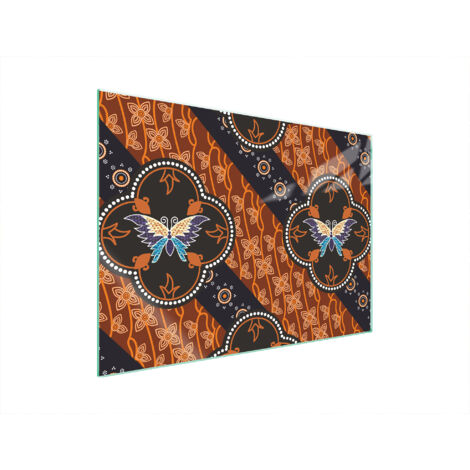 PLACA PROTECTORA DE VIDRIO PARA ESTUFA 70x52 MARIPOSA