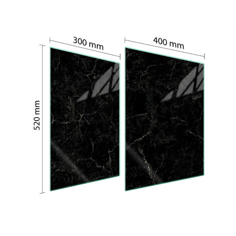 PLACA PROTECTORA DE VIDRIO PARA ESTUFA 70x52 MÁRMOL