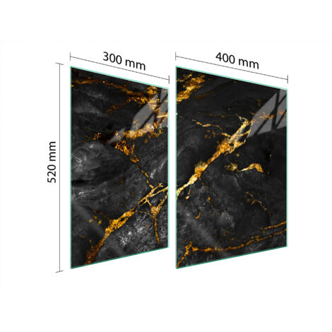 PLACA PROTECTORA DE VIDRIO PARA ESTUFA 70x52 MÁRMOL
