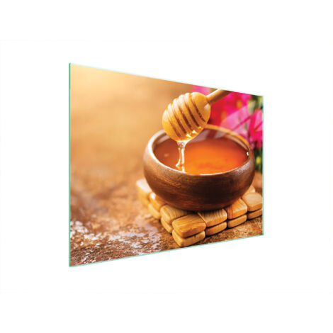 PLACA PROTECTORA DE VIDRIO PARA ESTUFA 70x52 MIEL