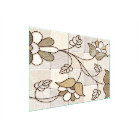 PLACA PROTECTORA DE VIDRIO PARA ESTUFA 70x52 MOSAICO