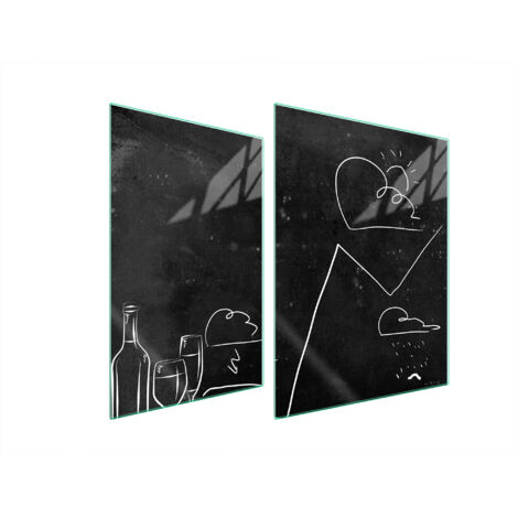 PLACA PROTECTORA DE VIDRIO PARA ESTUFA 70x52 NEGRO