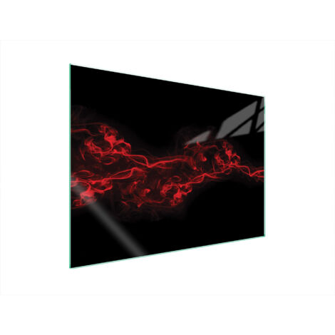 PLACA PROTECTORA DE VIDRIO PARA ESTUFA 70x52 NEGRO