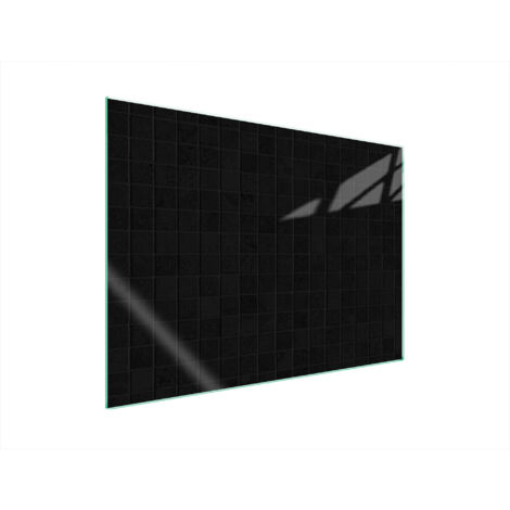 PLACA PROTECTORA DE VIDRIO PARA ESTUFA 70x52 NEGRO