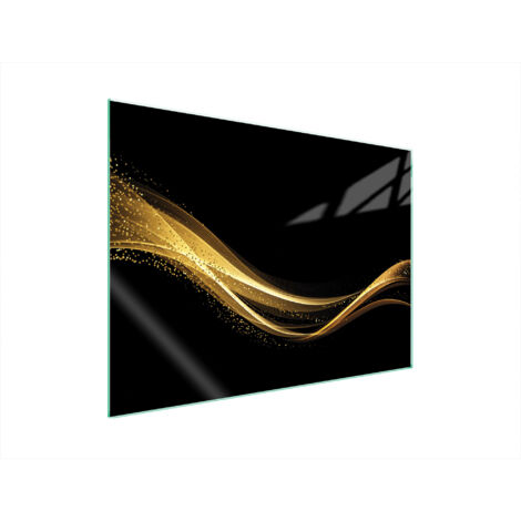 PLACA PROTECTORA DE VIDRIO PARA ESTUFA 70x52 NEGRO