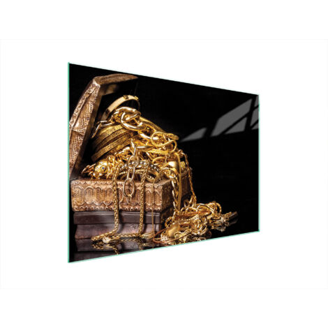 PLACA PROTECTORA DE VIDRIO PARA ESTUFA 70x52 ORO
