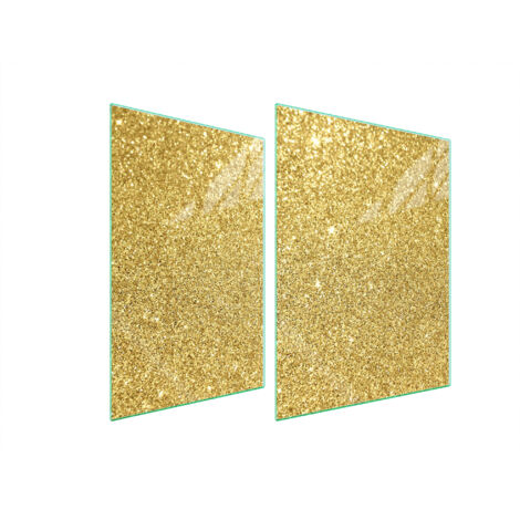 PLACA PROTECTORA DE VIDRIO PARA ESTUFA 70x52 ORO