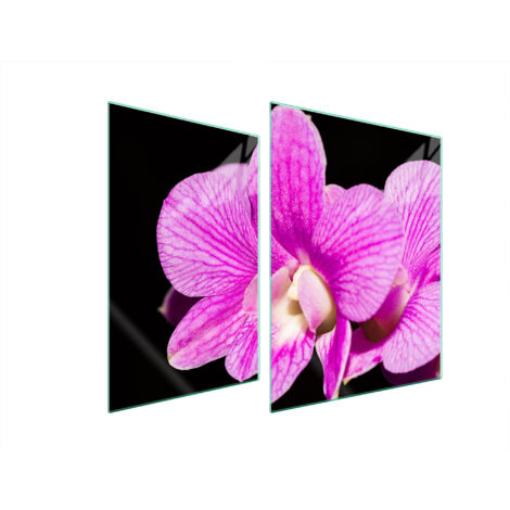 PLACA PROTECTORA DE VIDRIO PARA ESTUFA 70x52 ORQUÍDEA
