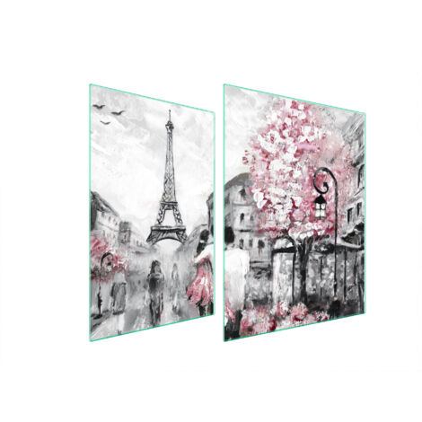 PLACA PROTECTORA DE VIDRIO PARA ESTUFA 70x52 PARIS