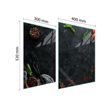 PLACA PROTECTORA DE VIDRIO PARA ESTUFA 70x52 PIZARRA