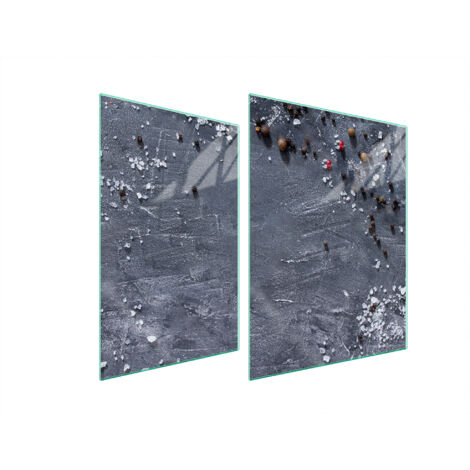 PLACA PROTECTORA DE VIDRIO PARA ESTUFA 70x52 PIZARRA