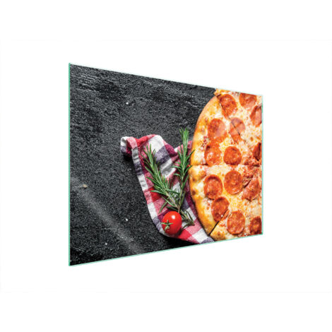 PLACA PROTECTORA DE VIDRIO PARA ESTUFA 70x52 PIZZA
