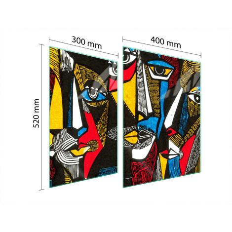 PLACA PROTECTORA DE VIDRIO PARA ESTUFA 70x52 POP ART.