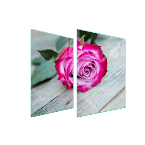 PLACA PROTECTORA DE VIDRIO PARA ESTUFA 70x52 ROSA