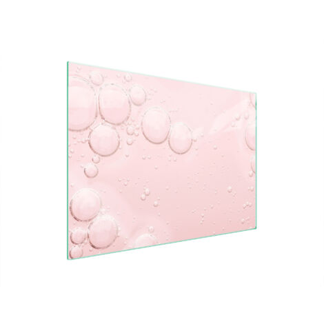 PLACA PROTECTORA DE VIDRIO PARA ESTUFA 70x52 ROSA