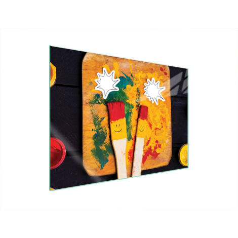PLACA PROTECTORA DE VIDRIO PARA ESTUFA 70x52 SMILE