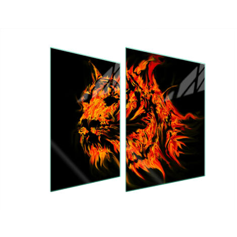 PLACA PROTECTORA DE VIDRIO PARA ESTUFA 70x52 TIGER