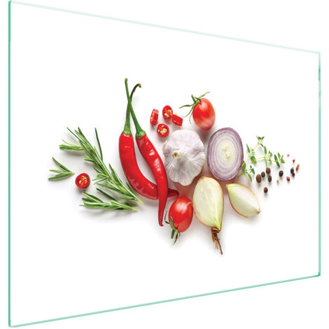 PLACA PROTECTORA DE VIDRIO PARA ESTUFA 70x52 VERDURAS