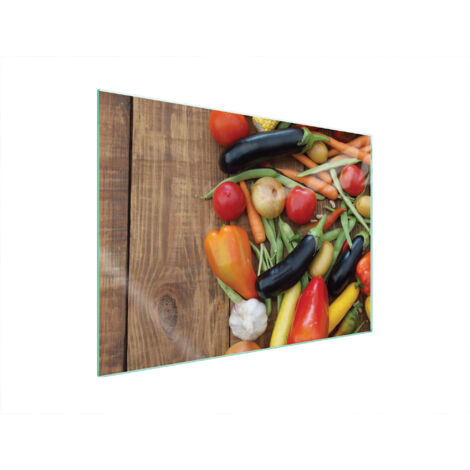 PLACA PROTECTORA DE VIDRIO PARA ESTUFA 70x52 VERDURAS