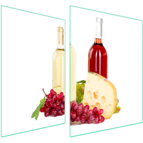 PLACA PROTECTORA DE VIDRIO PARA ESTUFA 70x52 VINO