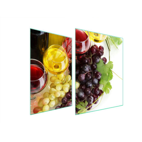 PLACA PROTECTORA DE VIDRIO PARA ESTUFA 70x52 VINO