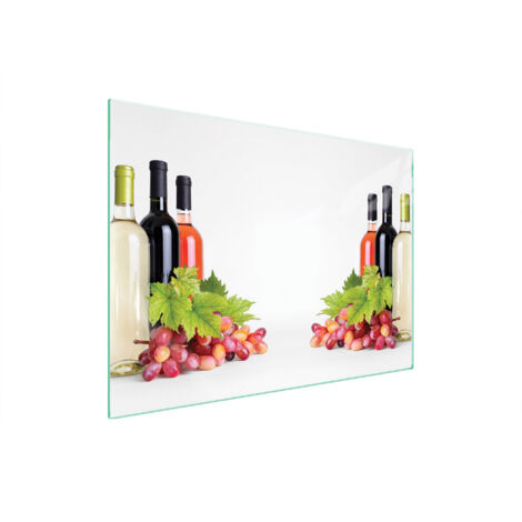 PLACA PROTECTORA DE VIDRIO PARA ESTUFA 70x52 VINO