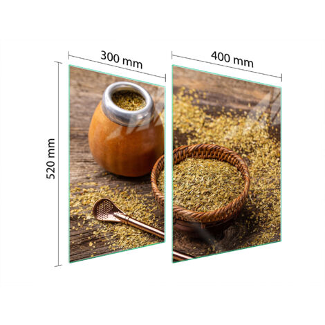 PLACA PROTECTORA DE VIDRIO PARA ESTUFA 70x52 YERBA