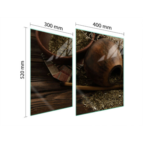 PLACA PROTECTORA DE VIDRIO PARA ESTUFA 70x52 YERBA