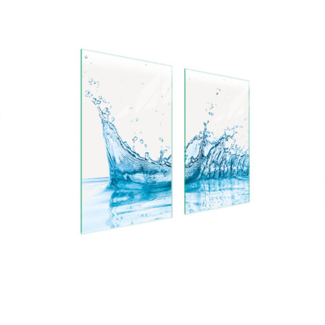 PLACA PROTECTORA DE VIDRIO PARA ESTUFA 75x52 AGUA