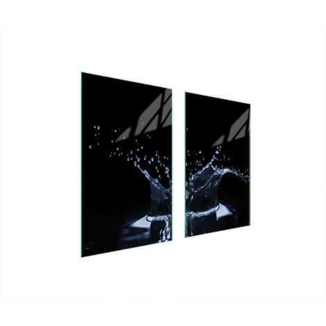 PLACA PROTECTORA DE VIDRIO PARA ESTUFA 75x52 AGUA