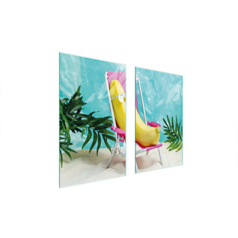 PLACA PROTECTORA DE VIDRIO PARA ESTUFA 75x52 BANANA