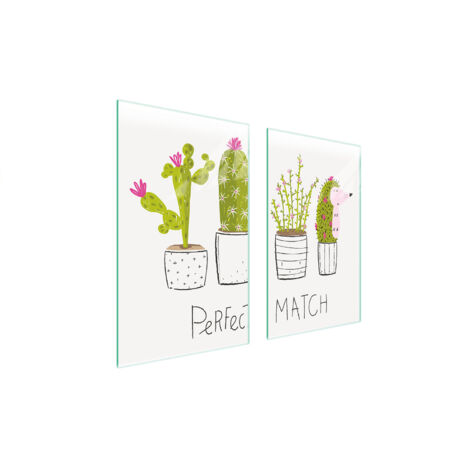 PLACA PROTECTORA DE VIDRIO PARA ESTUFA 75x52 CACTUS