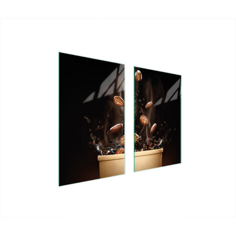 PLACA PROTECTORA DE VIDRIO PARA ESTUFA 75x52 CAFÉ