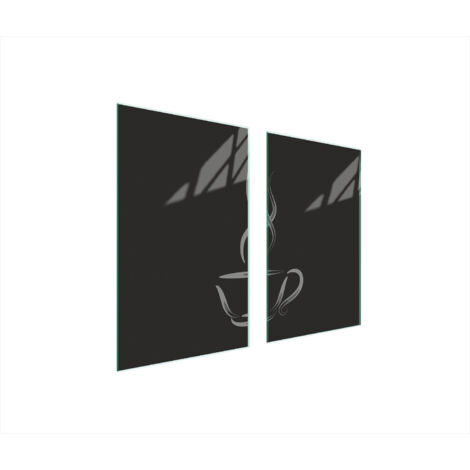 PLACA PROTECTORA DE VIDRIO PARA ESTUFA 75x52 CAFÉ