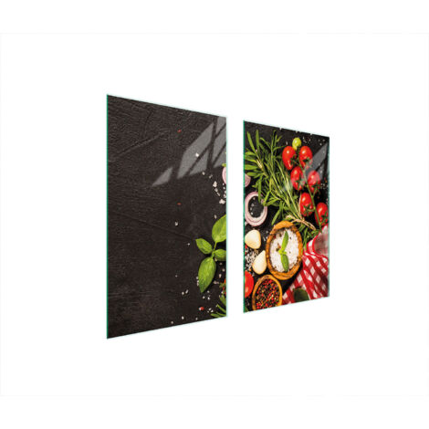 PLACA PROTECTORA DE VIDRIO PARA ESTUFA 75x52 COMIDA