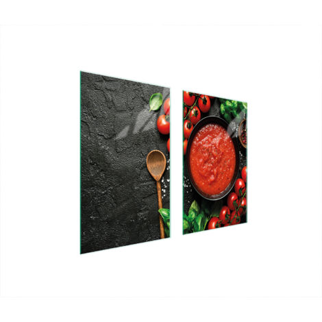 PLACA PROTECTORA DE VIDRIO PARA ESTUFA 75x52 COMIDA