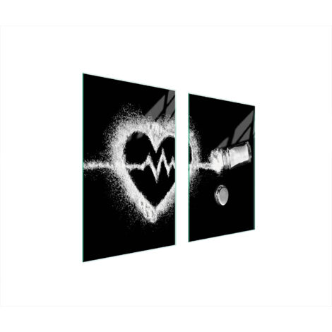 PLACA PROTECTORA DE VIDRIO PARA ESTUFA 75x52 CORAZÓN